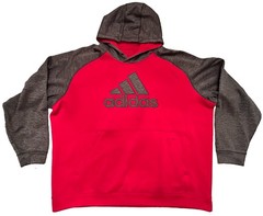 ADIDAS CLIMAWARM Men’s 3XL Regular Fit LS Pullover Active Hoodie Sweatshirt LOGO