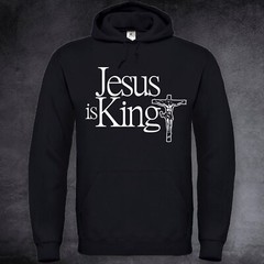 Jesus Is King Sweatshirt Hoodie Hooded Pullover Sweater Jumper Unisex Iconic XXS-5XL