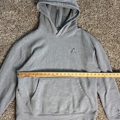 Nike Air Jordan Pullover Hoodie Men’s Size Large Gray Sweatshirt Jumpman Logo