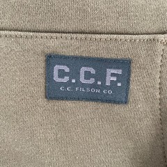CC Filson Hoodie Adult Large Mud Brown CCF Waffle Lined Full Zip Sweatshirt Mens