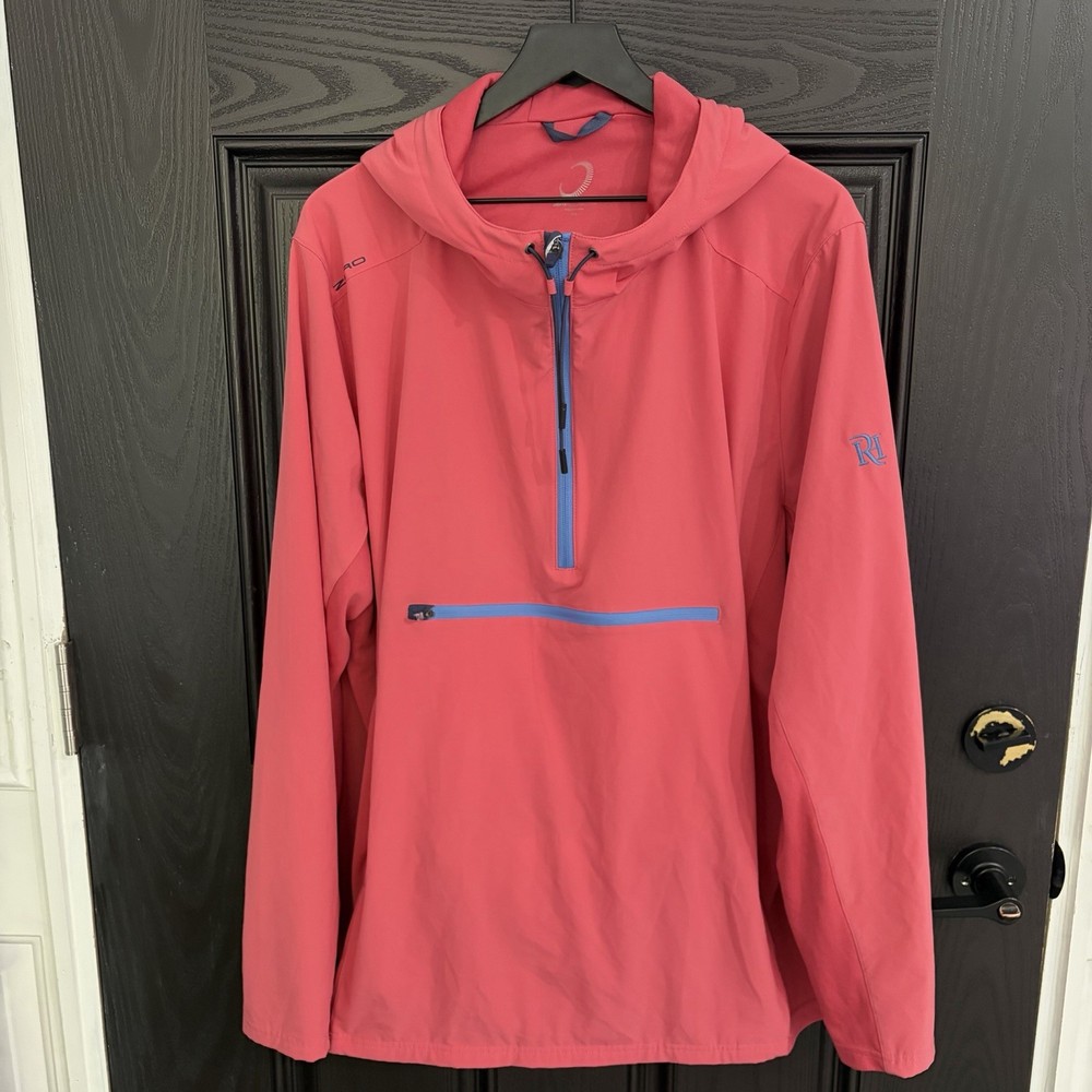 Zero Restriction Newman GolfHoodie Windbreaker Size XXL Coral