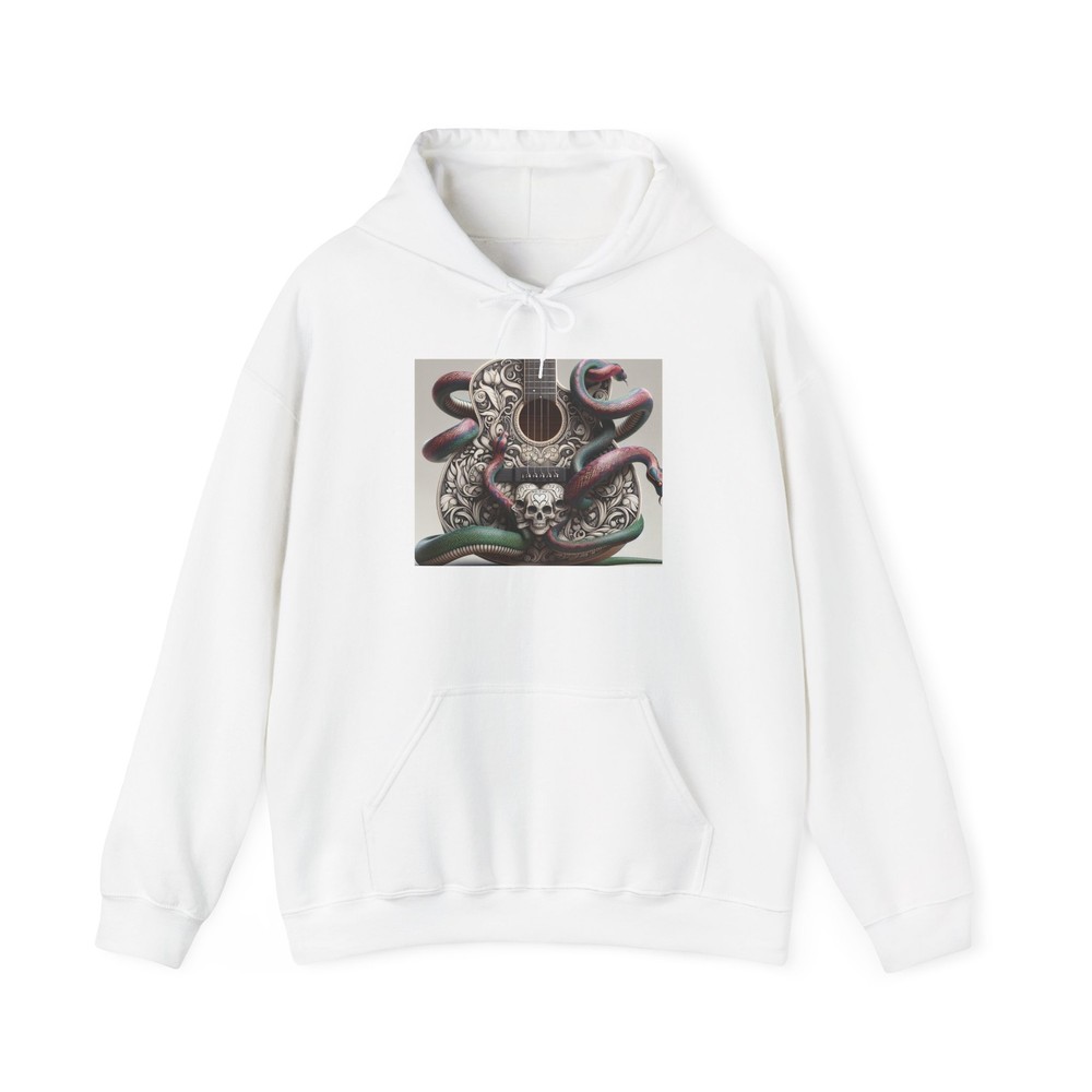 Whimsical Octopus Guitar Sweatshirt, Music Lover Gift, Cozy Hoodie, Unique Art
