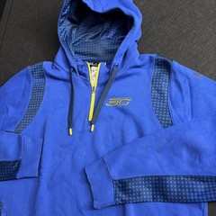 Under Armour All Season Gear Stephen Curry Hoodie Mens Large Loose Blue warriors