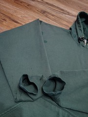 VTG Carhartt K132 HTG Green Hoodie Heavyweight Sweatshirt Pocket Logo 2XL Y2K