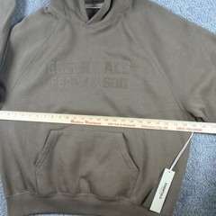 Fear of God EssentialsWood Raglan Hoodie Mens Small