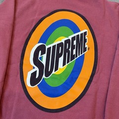 Supreme Spin Crewneck Sweatshirt Tide Logo Red Spring Summer 2016 Men’s Medium