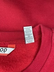 IZOD Performx Mens Red Pullover Sweatshirt M Made In Kenya Crewneck