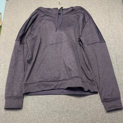 Adidas Men’s Hoodie Size XL Purple Pullover Drawstring 100% Polyester