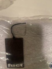 FUCT Extra Large Ford Oval Parody Embroidered Logo Pullover Hoodie Gray XL Grey