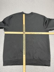 Skims Sweater Mens XL Black Fleece Crewneck Pullover Solid Basic All Season