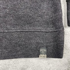 JACHS New York Sweatshirt Mens XL Charcoal Gray Crewneck Pullover Heather Knit