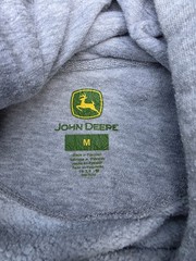 John Deere Pullover Hoodie Tractor – Men’s M – Graphic Logo Fleece Heavy Weight