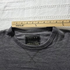 JACHS New York Men’s Gray Crew Neck Pullover Sweatshirt Medium Bangladesh