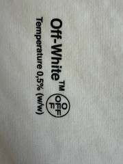 Off-White Temperature 0.5% Graphic Hoodie White Size M Unisex OMBB031S18192081