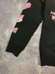 Off-White Men’s Black Graphic Sweatshirt Size S Cotton Made in Portugal