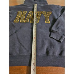 Soffe US Navy Hoodie Mens Small Blue United States Navy Graphic Sweatshirt