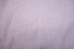 BAR III White on White Coral Design Long Sleeve Slim Fit Shirt Small 14 14-1/2