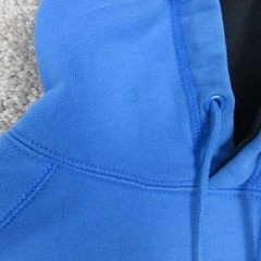 Nike Sweater Mens Small Blue Sportswear Logo Swoosh Hoodie Sweatshirt Outdoors