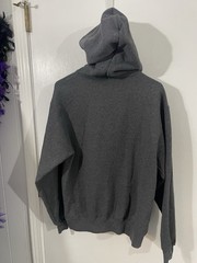 Spring Hill College Hoodie Size M Champion Eco Fleece Grey PreOwned Good