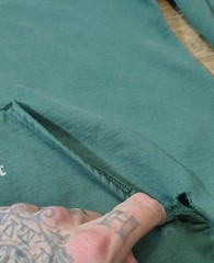 VTG Carhartt K132 HTG Green Hoodie Heavyweight Sweatshirt Pocket Logo 2XL Y2K