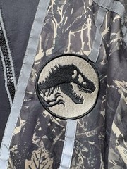 Jurassic Park 100% Polyester Hoodie Jacket Size Small