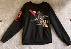 HustleGang HSTL 32 Mens American Native Sweatshirt Black/Red XL See Description
