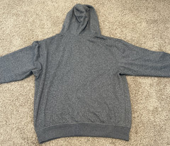 Phat Farm Hoodie Men’s L Gray Full Zip Sweatshirt Y2K Streetwear 90s Hip Hop