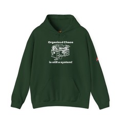 Messy Desk Hoodie, Organized Chaos Unisex Sweatshirt, Cozy Casual Wear