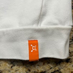 Orangetheory Fitness Mens Small White Crewneck Sweatshirt Camo Graphic Pullover