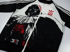 ADIDAS STAR WARS ORIGINALS STAR WARS ZIP DARTH VADER BLACK TRACK TOP JACKET
