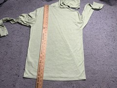 Patagonia Capilene Cool Daily Hoodie Mens XS Green Striped Lightweight Jersey