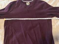 Tracksmith Sweatshirt Mens Medium Plum Burgundy Crewneck Pullover