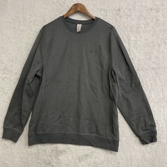 NWOT Hurley Men’s L Crew Neck Sweatshirt Gray Cotton Polyester Long Sleeve