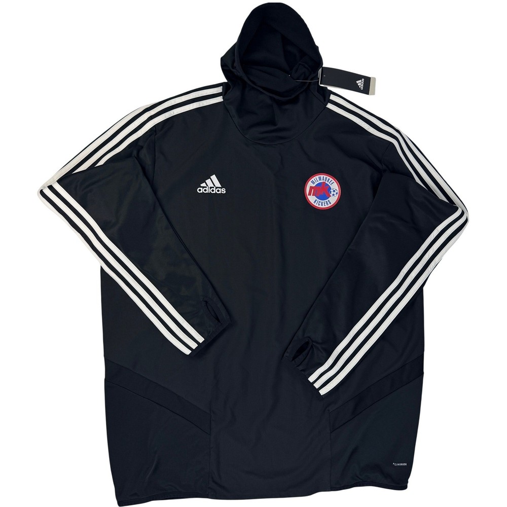 Adidas Tiro 19 Warm Top Mens XL Black Climawarm Hooded Soccer Jersey DJ2593 NWT