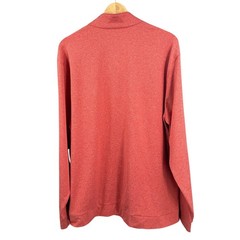 HAUS OF GREY Pullover Red Heather Half Zip Performance Mens XL