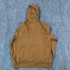 Brave Star Hoodie Mens Large Brown 100% Cotton Pullover Kangaroo Sweatshirt USA