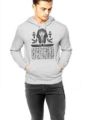 Egyptian Hoodie Egypt Hieroglyphics Pharaoh Ancient Dietys Gods King Tut new