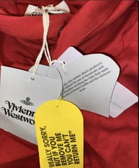 NEW Vivienne Westwood Orbit Logo Red Hoodie Mens Small Streetwear