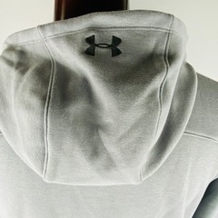 Under Armour Mens Zippered Hooded Athletic Jacket Oudoors Walking Job XL*