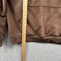 Vintage Quiksilver Hoodie Mens Large Brown Hooded Sweatshirt Y2K 90s USA Surf