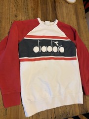 Diadora Pullover 90s Size L Made In Bangladesh
