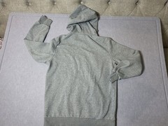 Puma Men’s Hoodie Gray Pullover Size Small Long Sleeve Gray Logo Sweatshirt Y2K