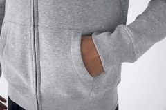 B&C Collection King Zipped Hoodie WU03K – Men’s Modern Style Sweatshirt