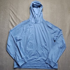 Nike Blue Primary NanoKnit Dri-FIT UV Protection Pullover Hoodie Men’s Medium
