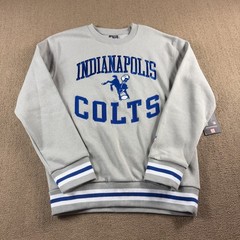 NFL Ultra Game Indianapolis Colts Sweatshirt Gray Size Small NWT MSRP $75