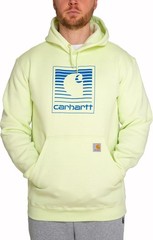 Carhartt Men’s Loose Fit Midweight Hooded Neck Letter Print Mens Graphic