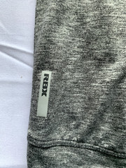 rbx Mens Grey lightweight hoodie polyester spandex size M