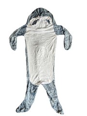 Shark One Piece Unisex Adult Hoodie / Pajamas – One Size New 🦈