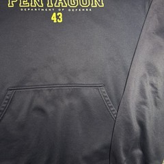 Under Armour Pentagon Hoodie Department Of Defense Mens Navy Blue Size Medium