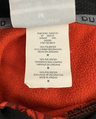 Champion Hoodie Hooded Sweatshirt Men’s Size M Black / Red 100% Polyester EUC